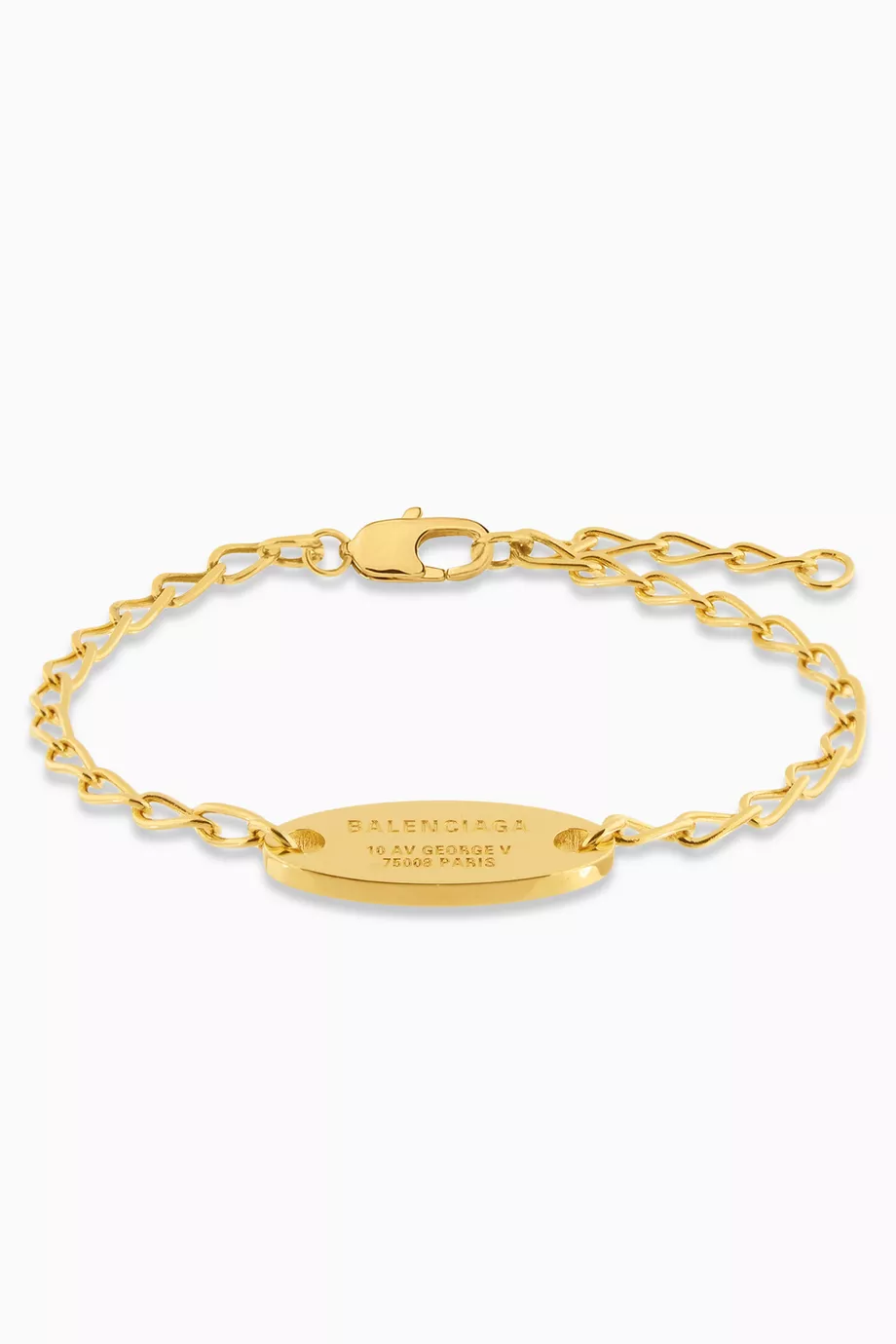 【BALENCIAGA】Everyday brass bracelet Everyday Bracelet in Gold | Balenciaga CA