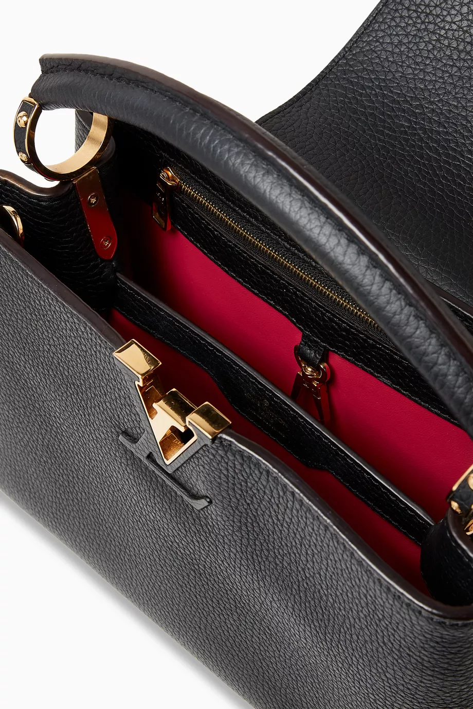 Buy Louis Vuitton Pre-Loved Black Capucines BB Bag in Leather For