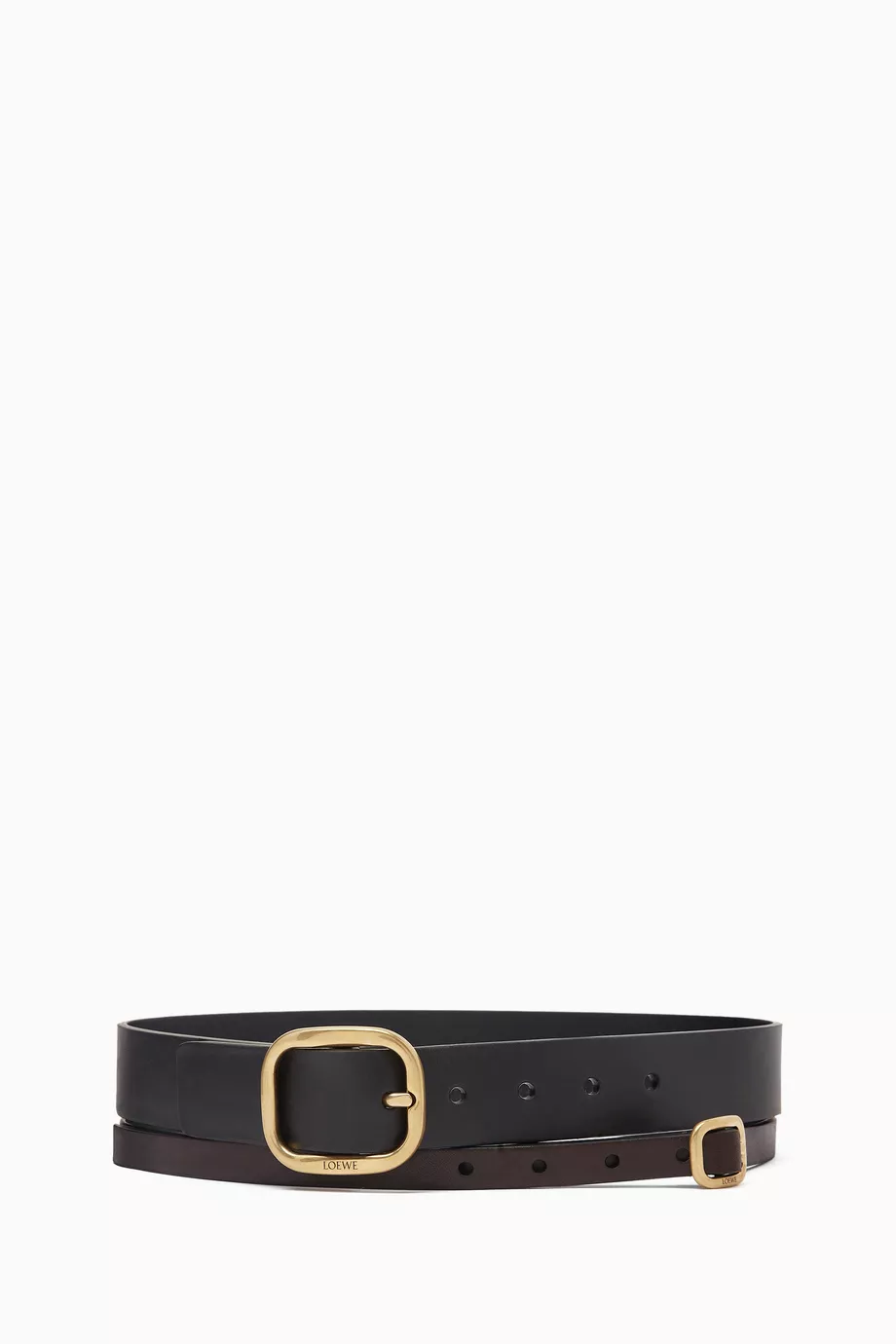 Buy LOEWE Black Multi Belt in Leather For Women Online