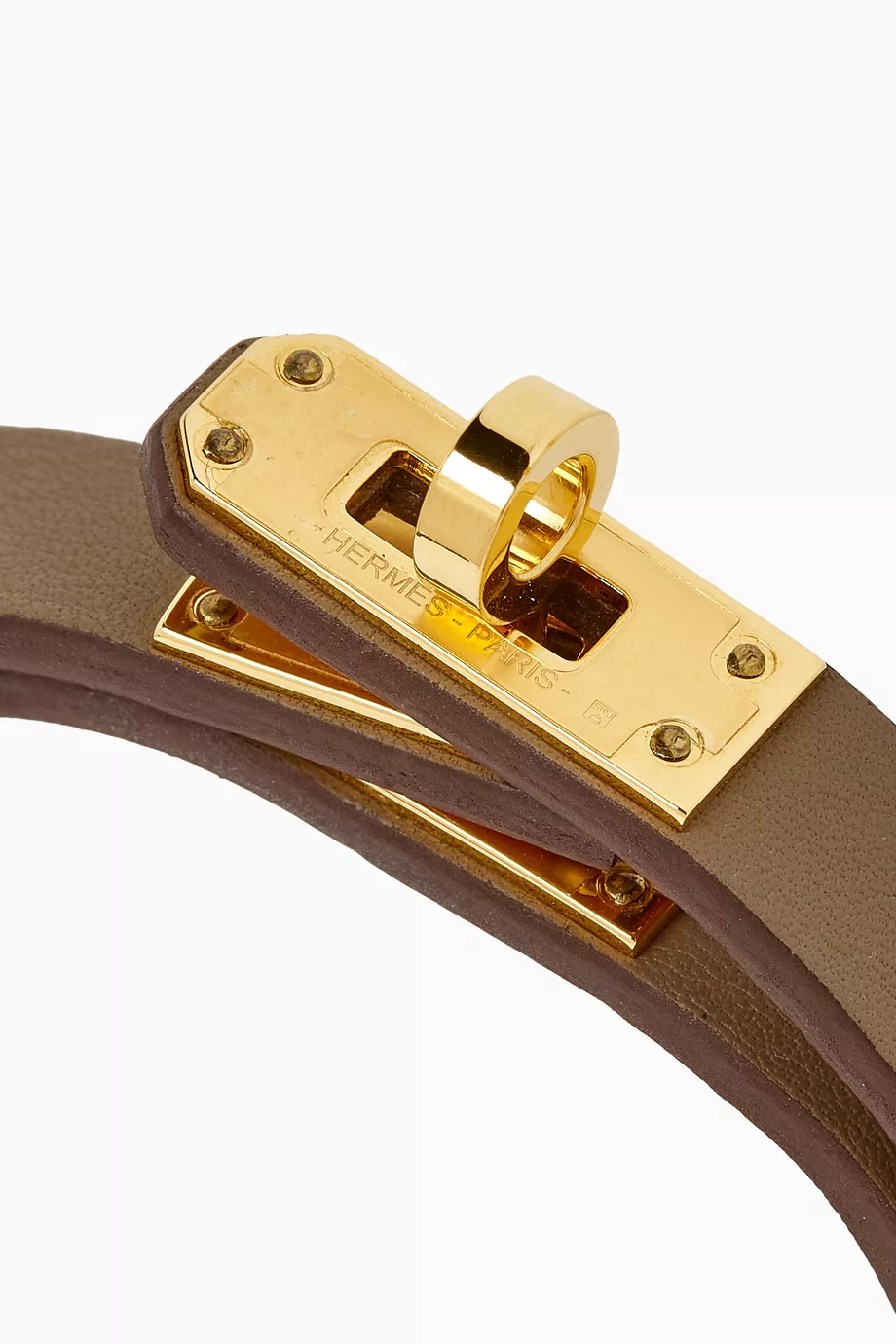 Buy Hermès Pre-Loved Brown Unused Mini Kelly Double Tour Bracelet