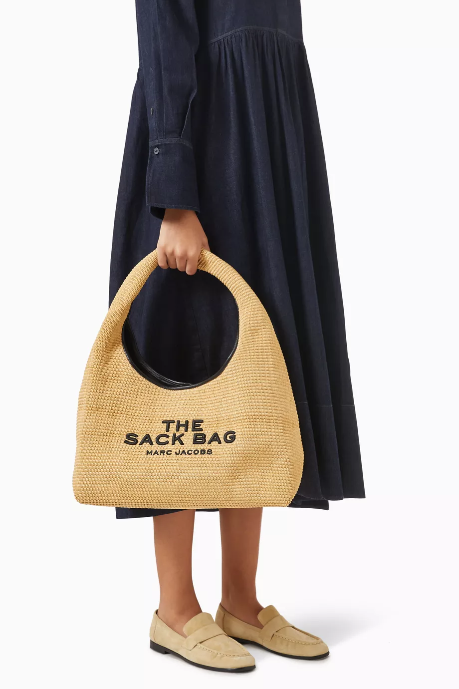 Buy Marc Jacobs Neutral The Woven Sack Bag For Women Online