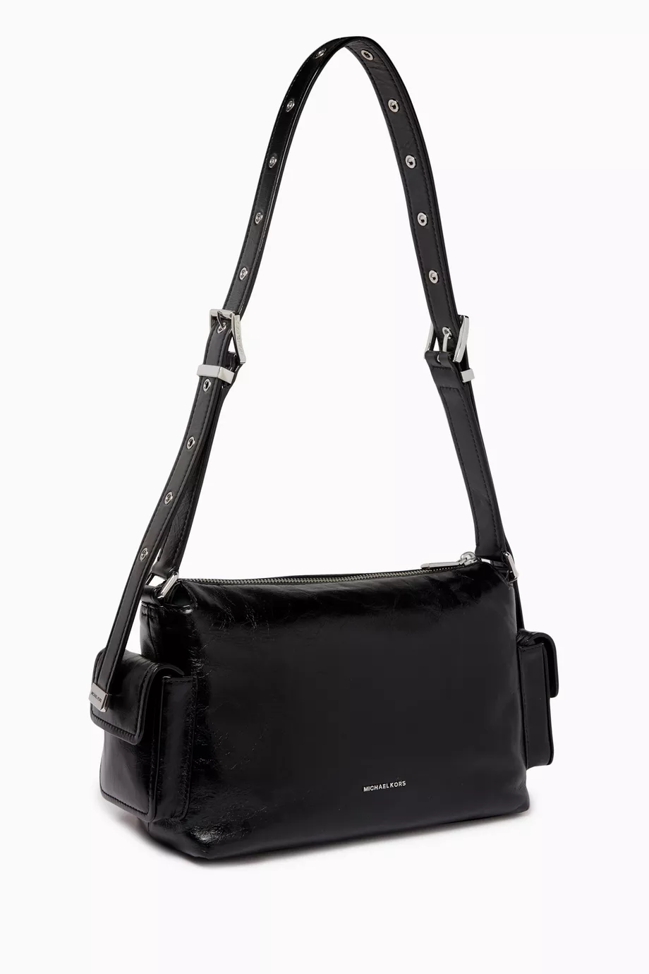 ★ MISEKI SEOUL★ Belted flat shoulder bag BLACK MSK251BG01 BELTED SHOULDER BAG IN BLACK – Matin Kim