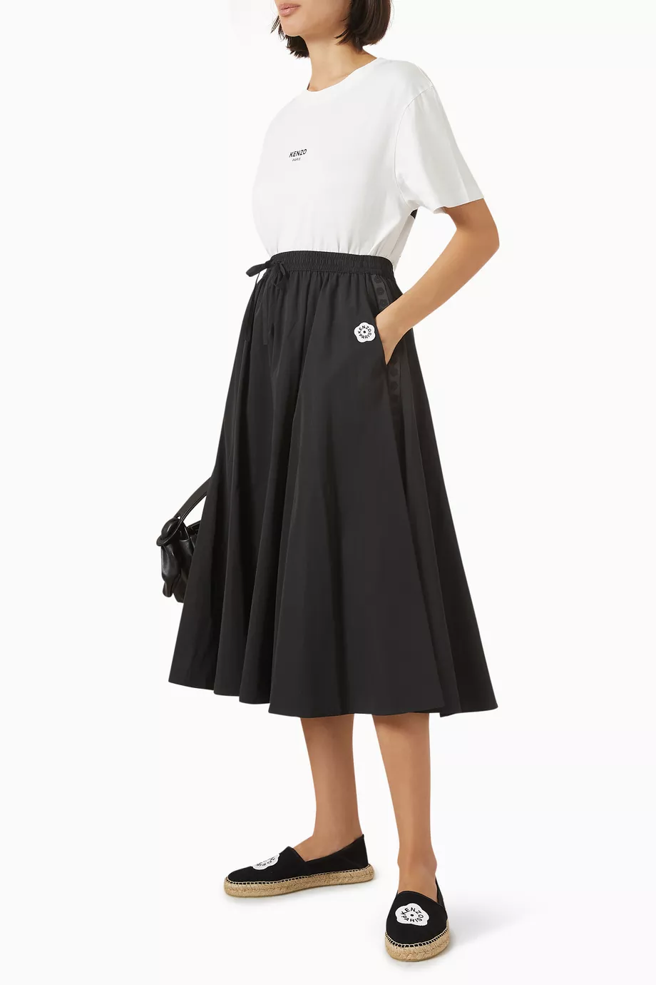 スカート KENZO Midi skirts KENZO Midi Skirt,tiered multi-color skirt, Brand New! | eBay