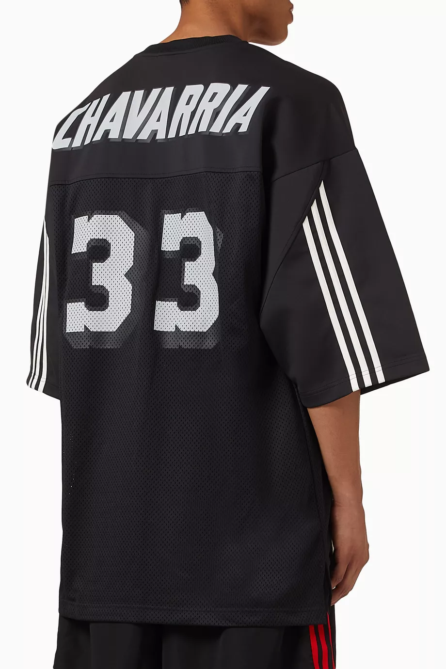 Buy adidas Black x Willy Chavarria Football Jersey in Mesh For Men