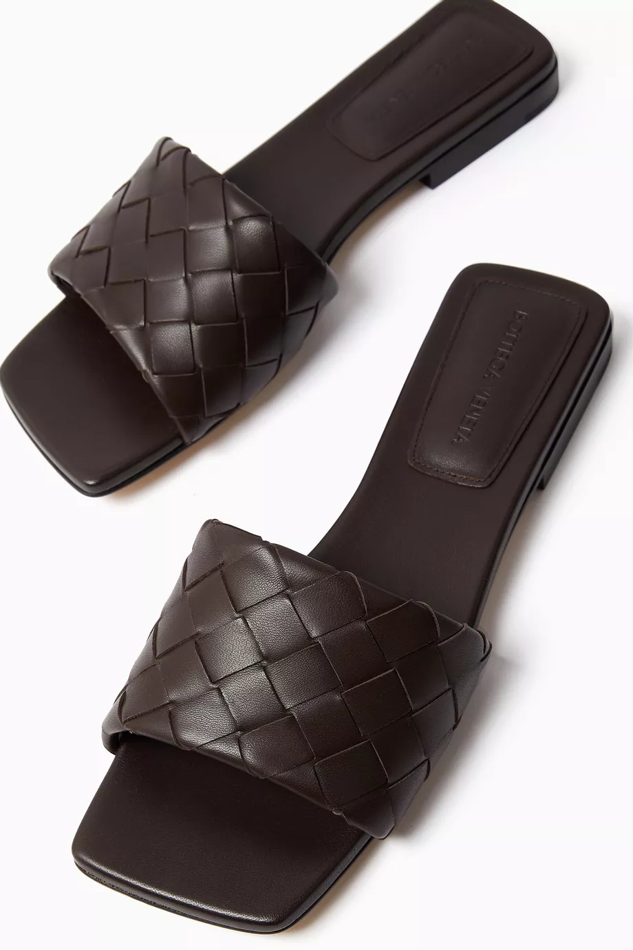 Buy Bottega Veneta Brown Parco Mule Sandals in Intrecciato
