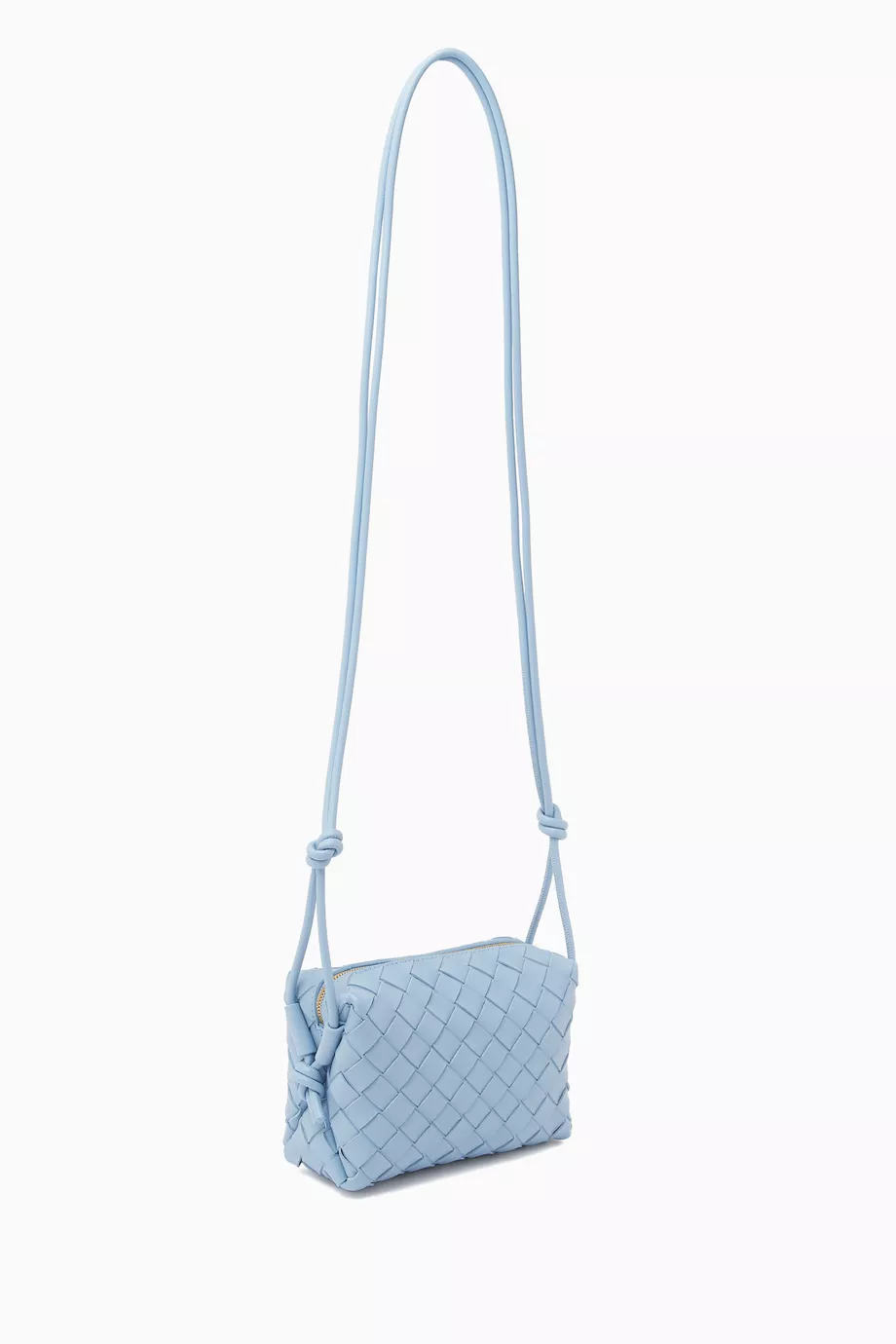 Buy Bottega Veneta Blue Mini Loop Camera Crossbody Bag in