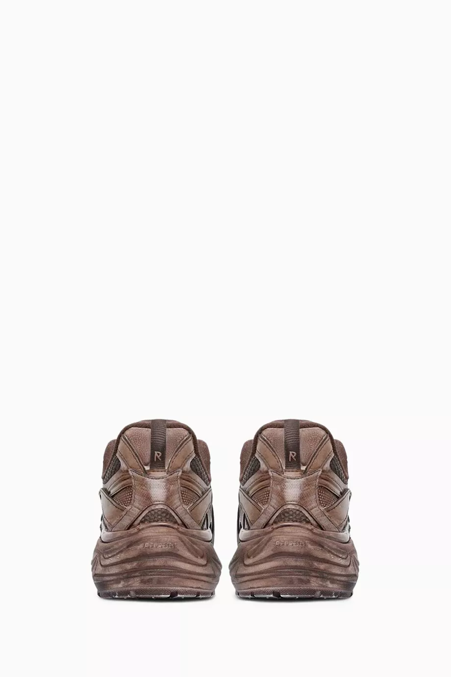 Buy Represent Brown Storm Runner Sneakers in Mesh For Women Online