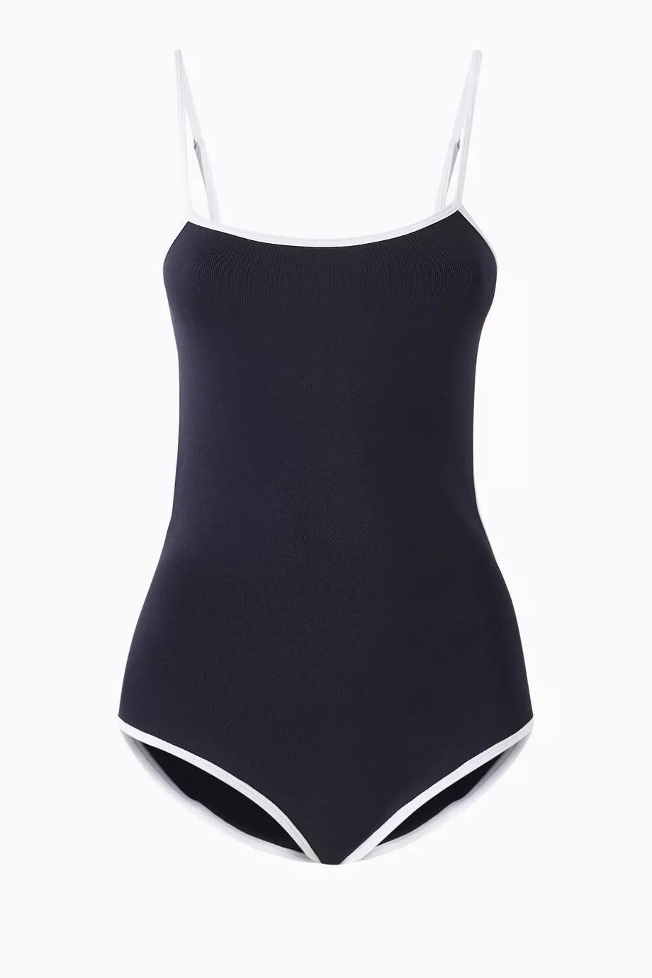 関税込 MiuMiu Technical knit swimsuit Miu Miu technical-knit Swimsuit | Red | FARFETCH