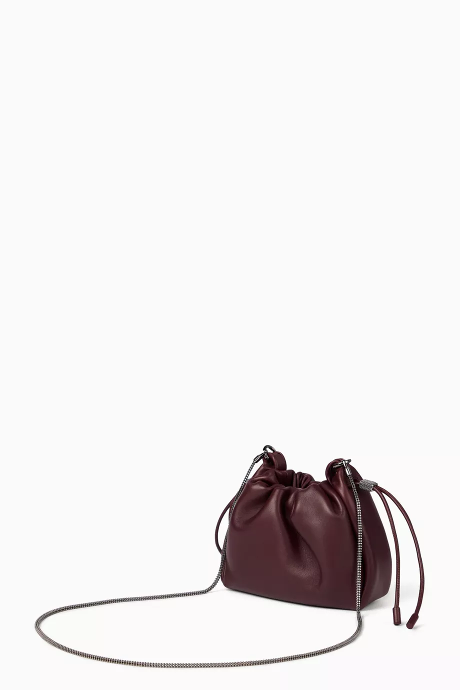 【関税&送料込】Brunello Cucinelli Mellow Bucket Leather Han Soft leather Mellow Bucket bag for Woman in Brown | Brunello