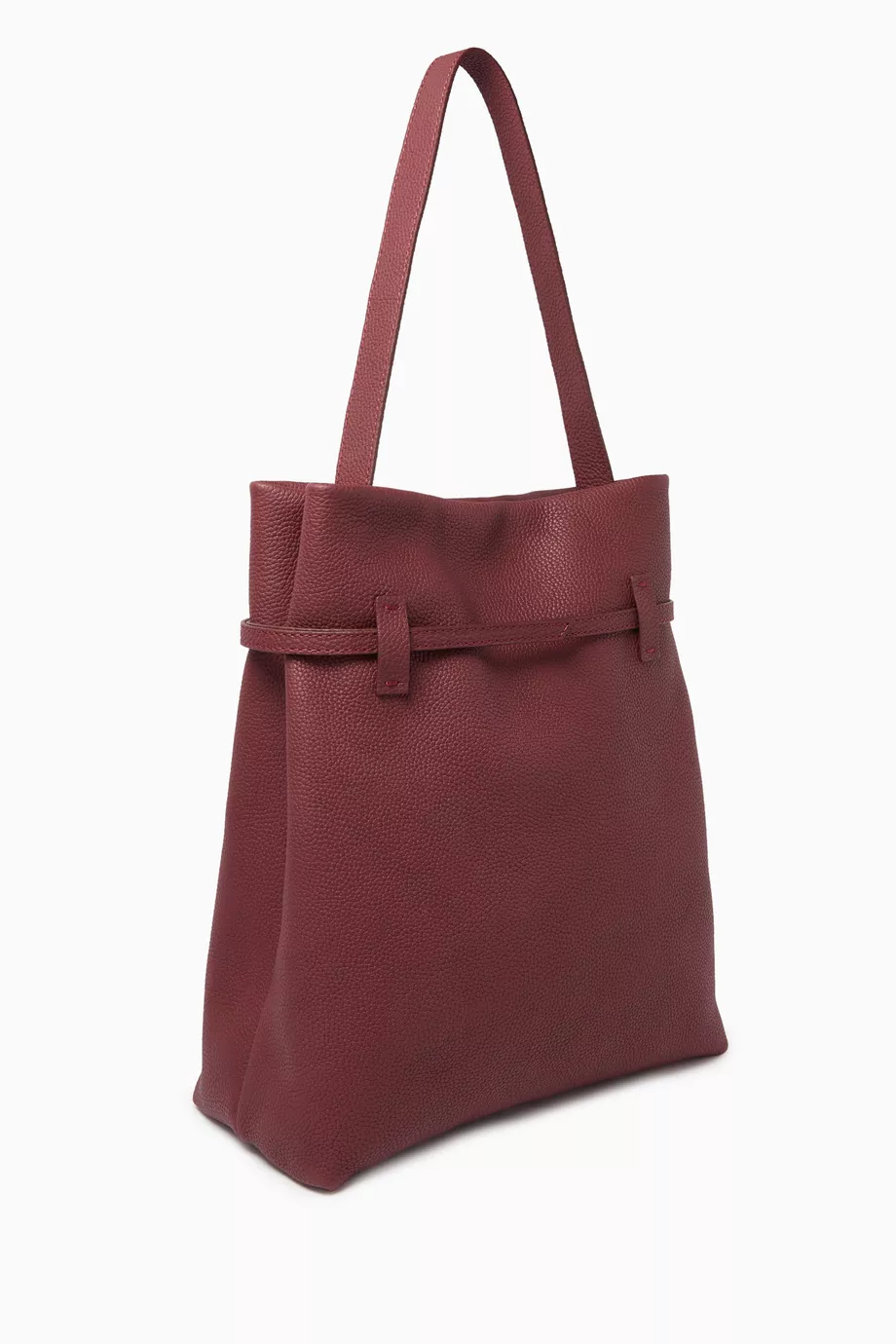 トートバッグ Manu Atelier Tote Du Jour burgundy suede tote bag Tote du Jour Burgundy by Manu Atelier