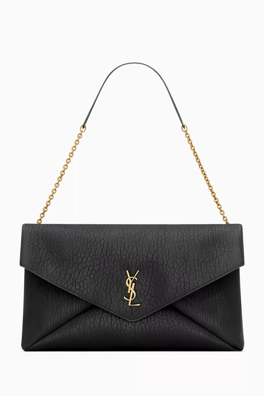 SAINT LAURENT XXL Cassandre Envelope Pouch in Leather price in
