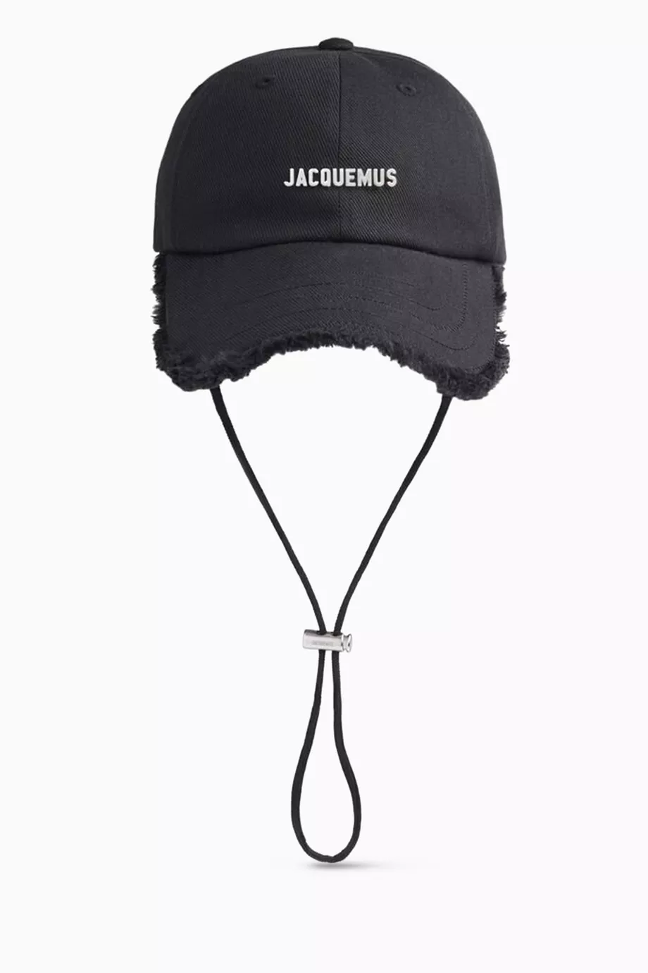 Buy Jacquemus Black La Casquette Artichaut Baseball Cap in Cotton