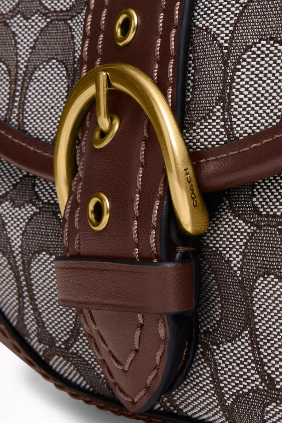 超美品【Coach】Soho Signature Accessory Poach Buy Coach Brown Soho Bag 25 in Signature Jacquard For Women Online