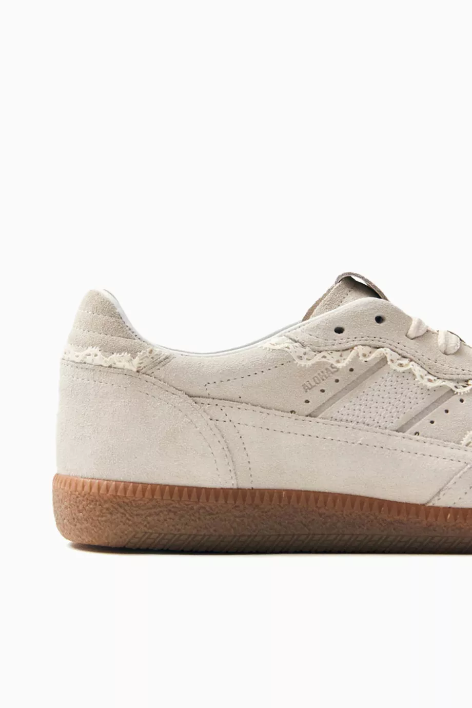 Buy ALOHAS Neutral TB.490 Crochet Ruffle Sneakers in Suede For