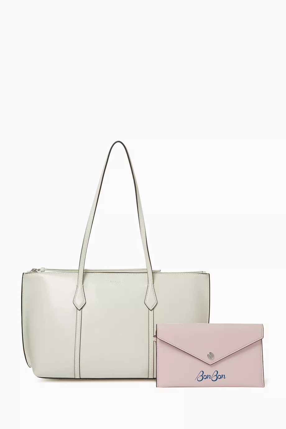 Buy Tory Burch Neutral x BonBon Small Perry Zip Tote Bag in