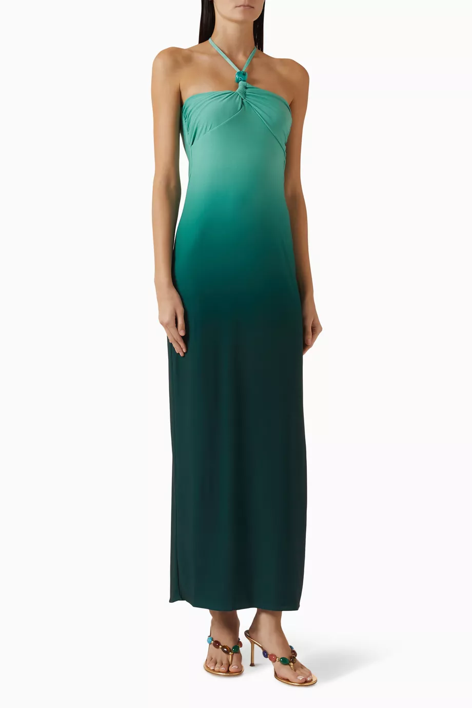 new look green tea dress Jackie Dress Tea Length main image 1
