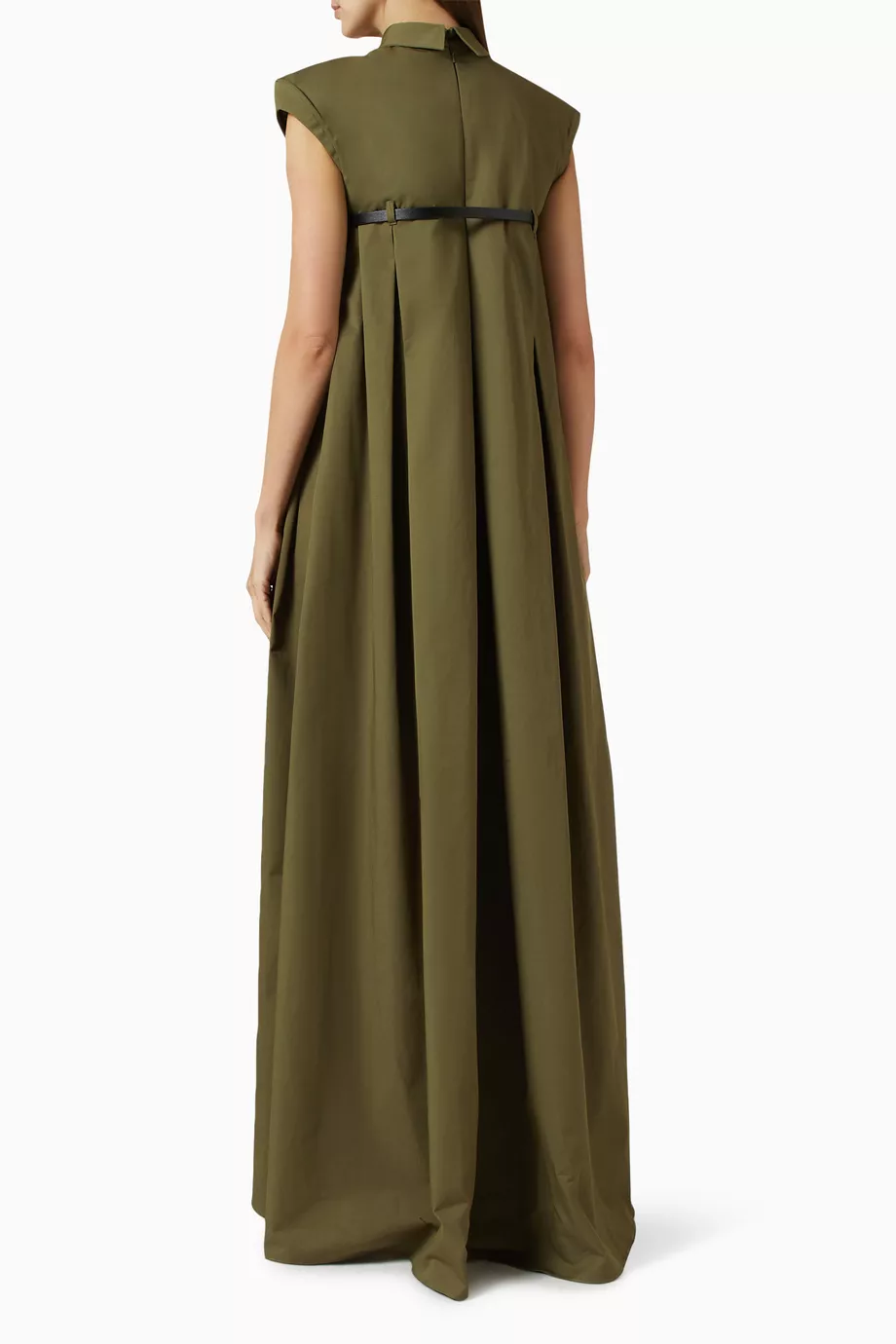 Buy BLSSD Green Thea Belted Maxi Dress For Women Online | Ounass Saudi